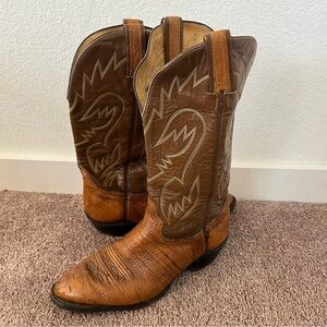 Hondo Men’s 9 EE Cowboy Leather Boots